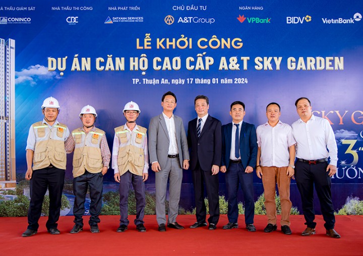CONINCO participated in the groundbreaking ceremony of the A&T Sky Garden project in Binh Duong