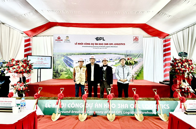 CONINCO tham dự Lễ khởi công dự án Kho 3ha OPL Logistics – Hưng Yên