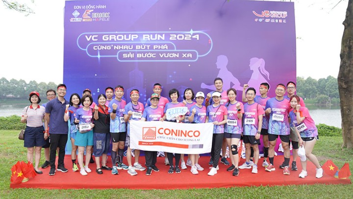 CONINCO sôi nổi tham gia giải chạy VC GROUP RUN 2024