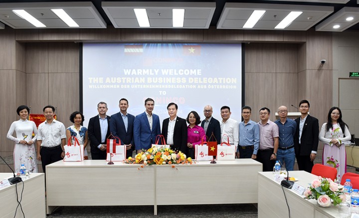 CONINCO tiếp đón Tham tán Thương mại Áo tại Việt Nam, đại diện thương vụ Áo tại Hà Nội cùng Đoàn doanh nghiệp Áo đến thăm và làm việc tại CONINCO