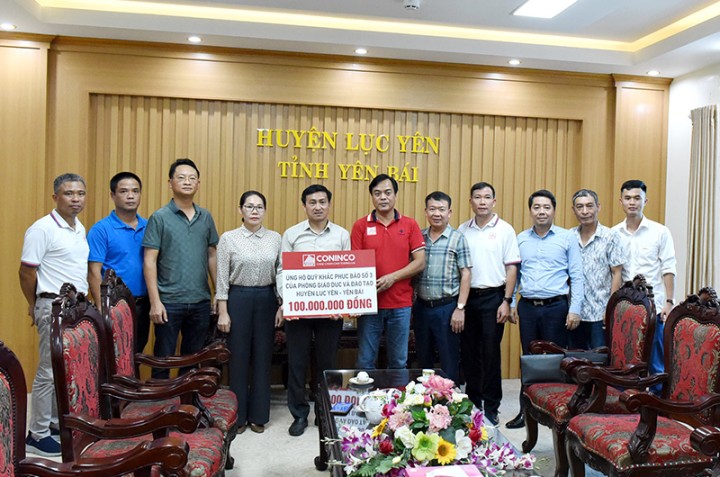 CONINCO Supports Schools in Yên Bái in the Aftermath of Typhoon Yagi