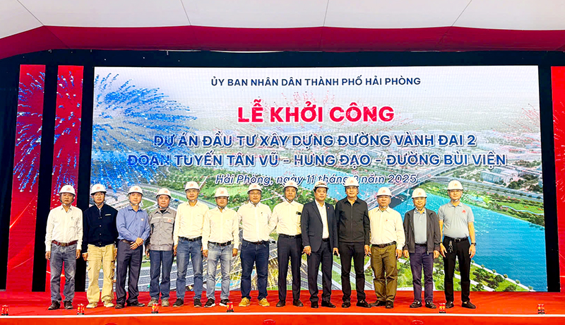 CONINCO tham dự Lễ khởi công dự án đầu tư xây dựng đường Vành đai 2 đoạn tuyến Tân Vũ – Hưng Đạo – Đường Bùi Viện, Hải Phòng