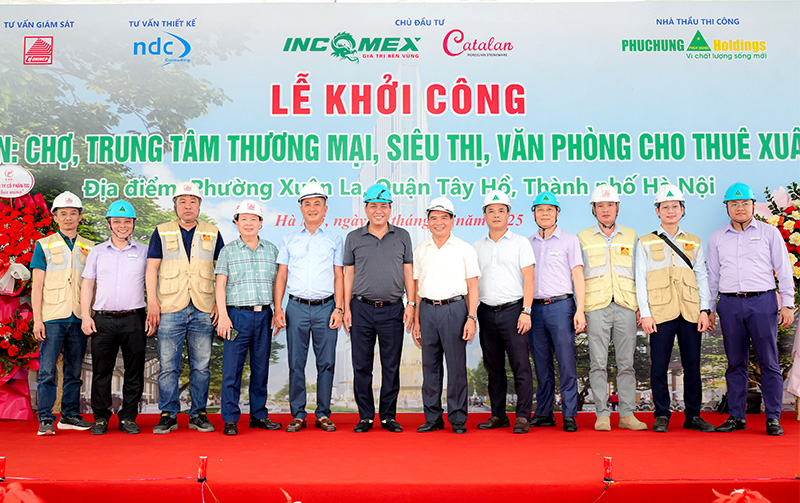 CONINCO tham dự Lễ khởi công dự án Trung tâm thương mại Xuân La – Tây Hồ, Hà Nội