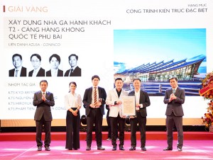 Lễ trao Giải Kiến Trúc Quốc Gia 2024 – 2025: CONINCO tự hào kiến tạo nên những công trình biểu tượng cho văn hoá, công nghệ và bền vững