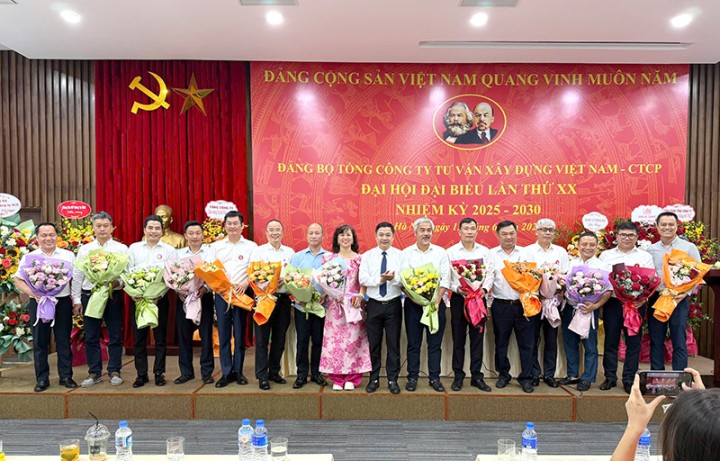 CONINCO tham dự Đại hội đại biểu lần thứ XX của Đảng bộ Tổng công ty Tư vấn xây dựng Việt Nam – CTCP nhiệm kỳ 2025-2030.