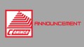 CONINCO - Notice regarding the Introduction of Position and Signature Samples of the Chairman of the Board of Directors and the General Director