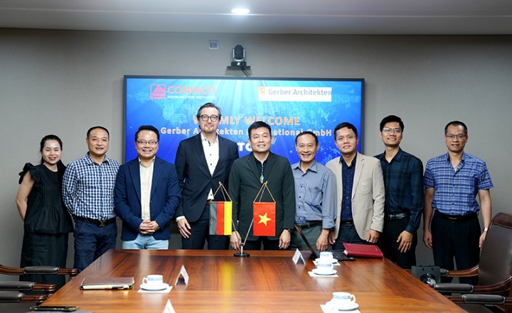 CONINCO và Gerber Architekten International GmbH (CHLB Đức): Đẩy mạnh hợp tác chiến lược sâu rộng và hiệu quả