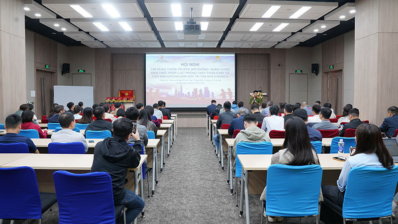 CONINCO - Nâng cao năng lực PCCC & CNCH qua buổi tập huấn và diễn tập thực tế tại CONINCO TOWER