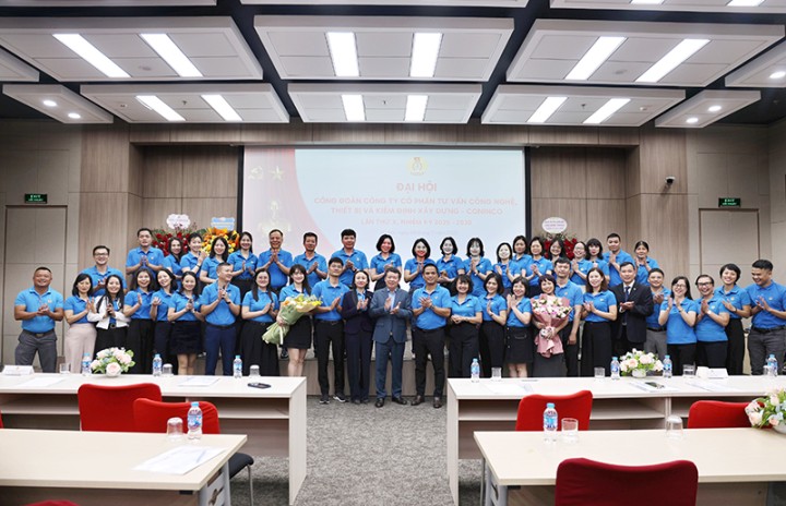 CONINCO tổ chức thành công Đại hội đại biểu Công đoàn lần thứ X nhiệm kỳ 2025-2030