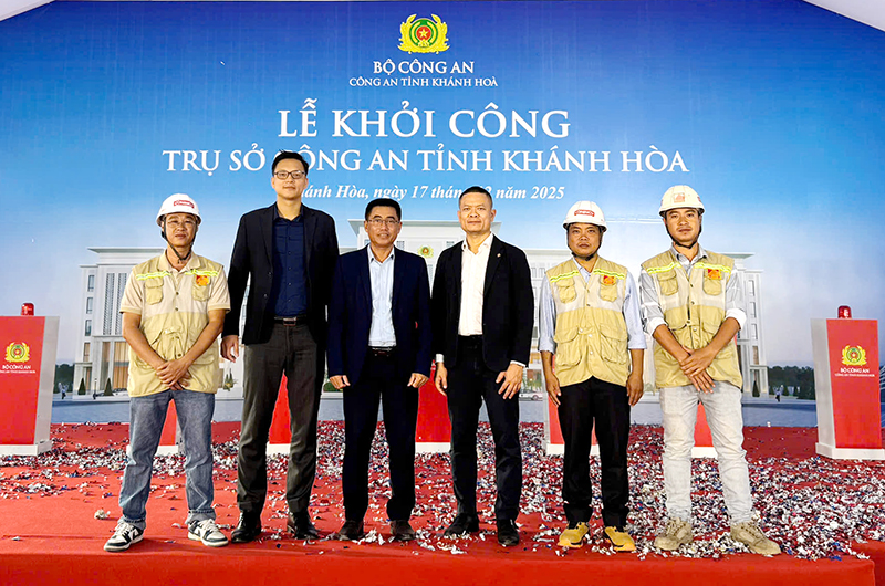 CONINCO tham dự lễ khởi công dự án Trụ sở Công an tỉnh Khánh Hoà