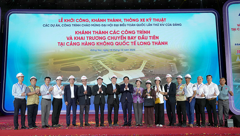 CONINCO chứng kiến thời khắc lịch sử: Khánh thành các công trình giai đoạn 1 và khai trương chuyến bay đầu tiên tại Cảng HKQT Long Thành