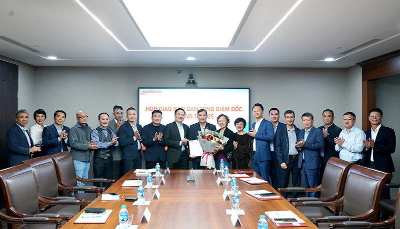 CONINCO tổ chức Hội nghị giao ban Ban Tổng Giám đốc: Kiện toàn tổ chức - Vững bước tương lai