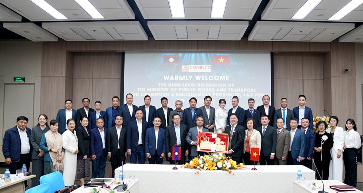 CONINCO và Bộ Công chính & Giao thông vận tải Lào: Thúc đẩy hợp tác chiến lược, quyết tâm đưa dự án GMS4 về đích đúng tiến độ