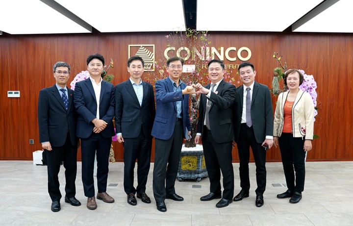Lãnh đạo Tập đoàn Heerim (Hàn Quốc) thăm, chúc Tết và trao đổi hợp tác cùng CONINCO trước thềm năm mới Bính Ngọ 2026