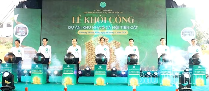 CONINCO tham dự Lễ Khởi công Dự án Nhà ở xã hội Tiên Cát  – Phú Thọ