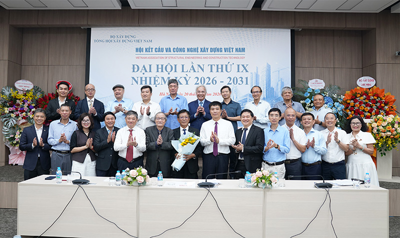 CONINCO đồng hành cùng thành công của Đại hội toàn quốc lần thứ IX nhiệm kỳ 2026 – 2031 của Hội Kết cấu và Công nghệ xây dựng Việt Nam.