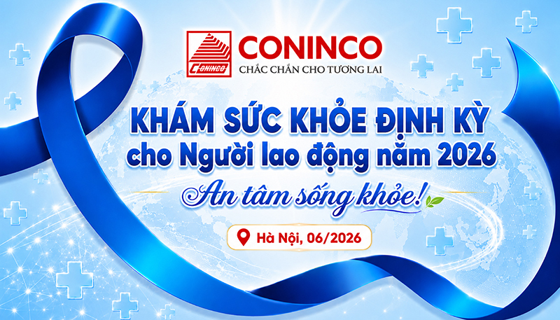CONINCO tổ chức khám sức khoẻ định kỳ cho người lao động năm 2026