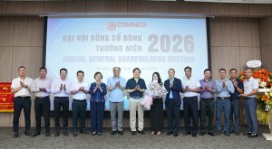 ĐHĐCĐ thường niên năm 2026 CONINCO: Ưu tiên phát triển bền vững, chuẩn bị toàn diện nguồn lực đón đầu các dự án hạ tầng trọng điểm quốc gia