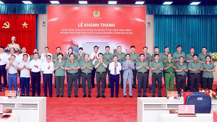 Expansion Project of the Ministry of Public Security Headquarters at 47 Pham Van Dong Officially Inaugurated: CONINCO Honors to Receive Certificate of Merit from the Minister of Public Security