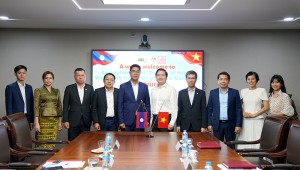 CONINCO đón tiếp và làm việc với Thứ trưởng Bộ Công Chính & Vận Tải Lào cùng công ty LTEC.