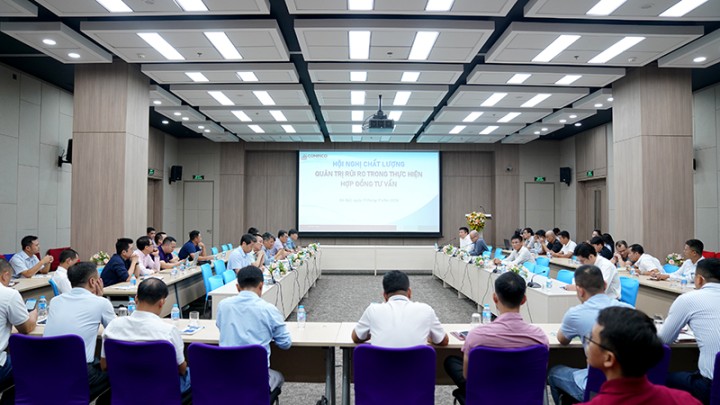 CONINCO tổ chức Hội nghị chất lượng chia sẻ kinh nghiệm quản trị rủi ro trong thực hiện hợp đồng tư vấn