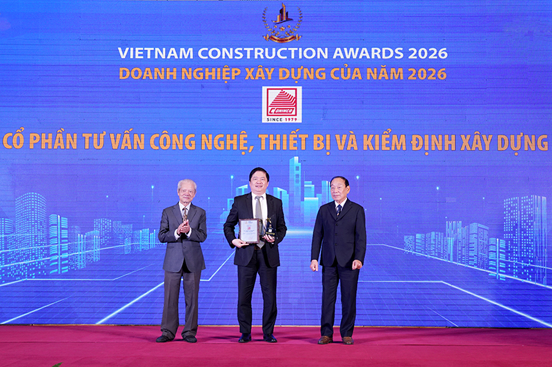 CONINCO được vinh danh Top 1 ở hai hạng mục uy tín tại “Vietnam Construction Awards 2026”