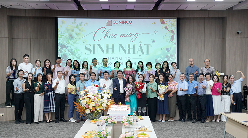 Chương trình chúc mừng sinh nhật tháng 10: Đầm ấm và gắn kết tại CONINCO