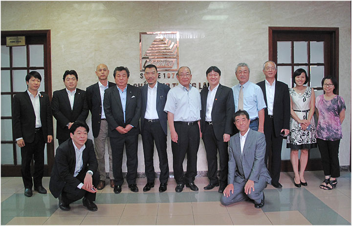 Vice-President of Sekisui Corporation and Vice-President of Nakabayashi Construction Company, Japan visited and worked in CONINCO