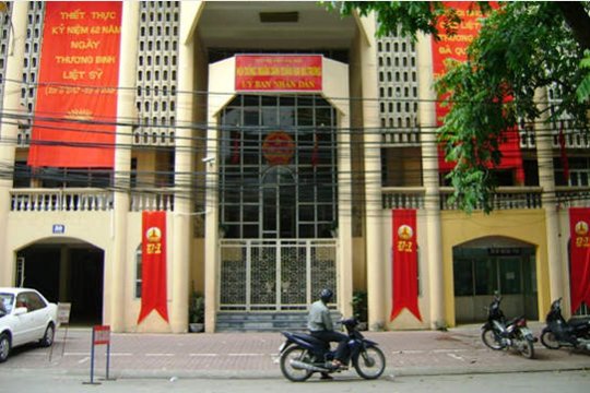 Administrative office of Hai Ba Trung district