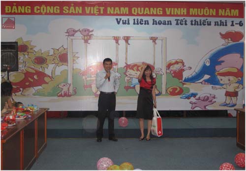 CONINCO tổ chức Tết thiếu nhi và phát thưởng cho các cháu học sinh giỏi