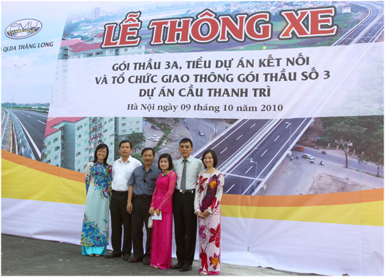 CONINCO tham dự Lễ Thông xe gói thầu 3A Cầu Thanh Trì và đoạnh tuyến phía nam vành đai 3 Hà Nội