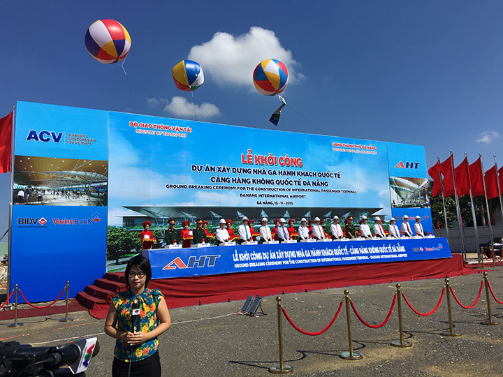 CONINCO tham dự Lễ khởi công dự án Xây dựng nhà ga hành khách Quốc tế - Cảng hàng không quốc tế Đà Nẵng