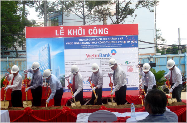CONINCO tham dự Lễ khởi công Trụ sở giao dịch Chi nhánh 1 và Văn phòng đại diện Ngân hàng Thương mại Cổ phần Công thương Việt Nam (Vietinbank)