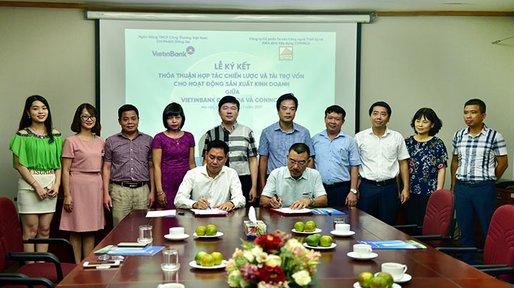 CONINCO signs a Cooperation Agreement with Vietinbank – Branch Dong Da
