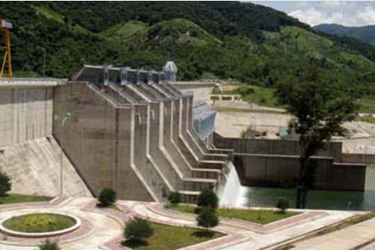 Nhà máy thuỷ điện Vĩnh Sơn khu Xây dựng hồ chứa nước Định Bình