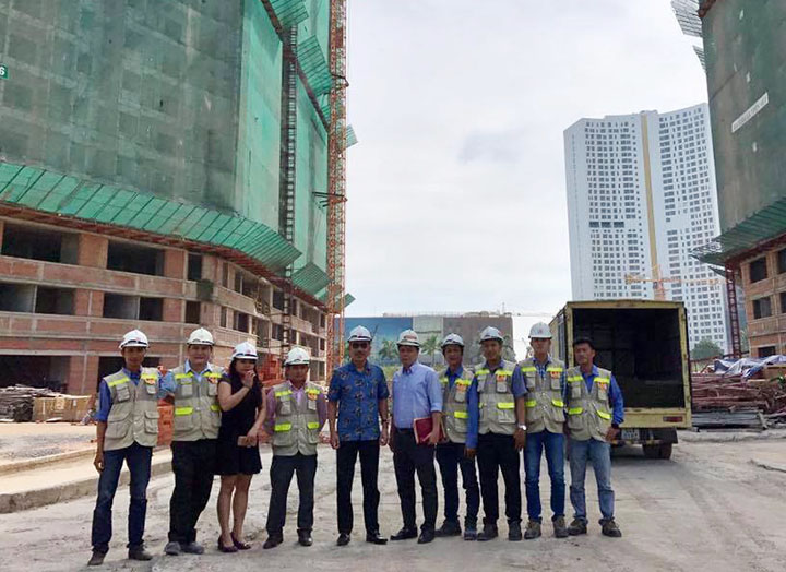 Chairman of BOM, General Director of CONINCO to inspect the Project Sites in Ho Chi Minh City