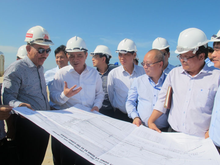 General Director of CONINCO to inspect the project items which CONINCO performs at Cam Ranh International Airport Project