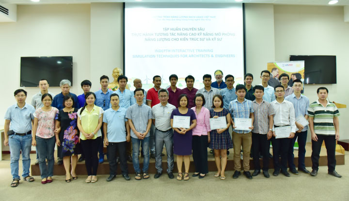 CONINCO cooperates with the USAID Vietnam Clean Energy Program to organize the Training course of intensive and interactive practice to improve energy simulationfor Architects and Engineers