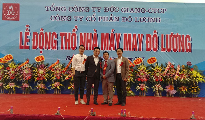 CONINCO tham dự Lễ khởi công Nhà máy may Đô Lương Thái Bình