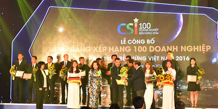 CONINCO đạt danh hiệu Top 100 Doanh nghiệp Phát triển bền vững Việt Nam 26