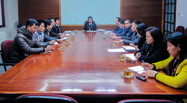 Phó Tổng Giám đốc Lê Thanh Minh chủ trì Hội nghị tổng kết hoạt động sản xuất kinh doanh năm 24 và kế hoạch sản xuất kinh doanh năm 25 của Trung tâm công trình giao thông