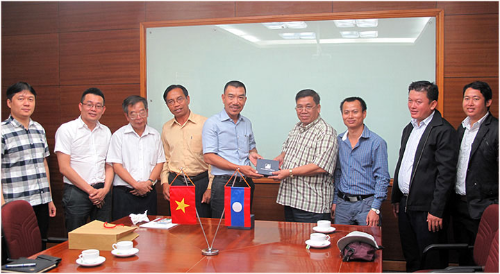 Sở Giao thông công chính Viêng Chăn -Lào đến thăm và làm việc tại CONINCO
