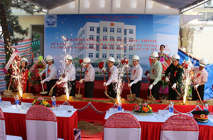 CONINCO tham dự Lễ Khởi công xây dựng công trình Sửa chữa, nâng cấp nơi làm việc của Bộ Thông tin và Truyền thông tại Đà Nẵng