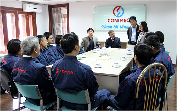 CONINCO là đơn vị đầu tiên tại Việt Nam sử dụng thang máy SEC(Nhật Bản)