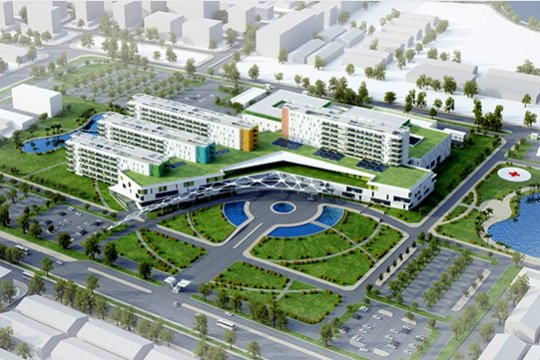New construction of second brand of Bach Mai hospital & friendship Viet Duc hospital