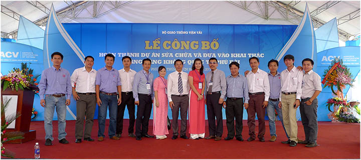 CONINCO tham dự Lễ công bố hoàn thành Dự án sửa chữa và đưa vào khai thác Cảng Hàng không Quốc tế Phú Bài