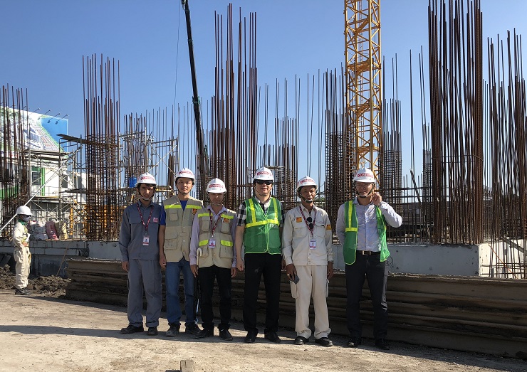 General Director CONINCO inspects the WATER FRONT CITY HAI PHONG project