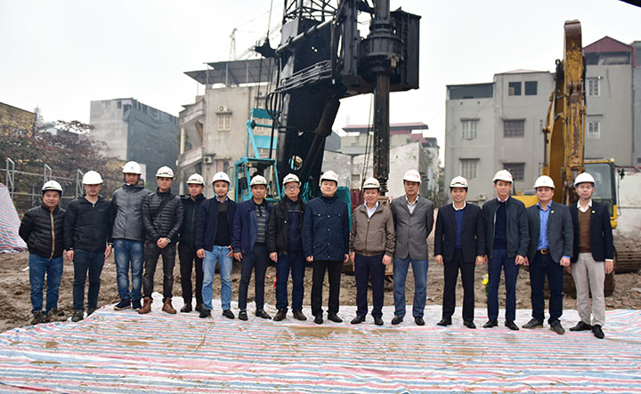 Ground Breaking Ceremony of Test Pile for the Project of CONINCO TOWER