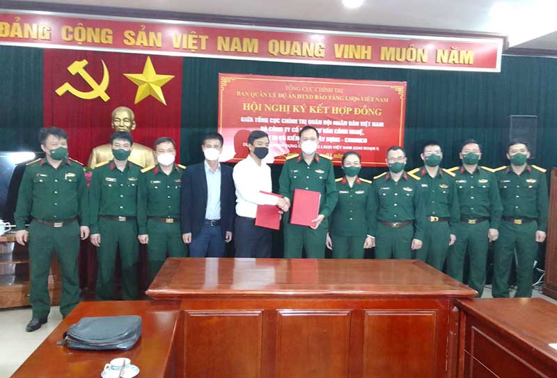 Lễ ký kết hợp đồng Tư vấn giám sát dự án “Đầu tư xây dựng Bảo tàng lịch sử Quân sự Việt Nam” giai đoạn 1 