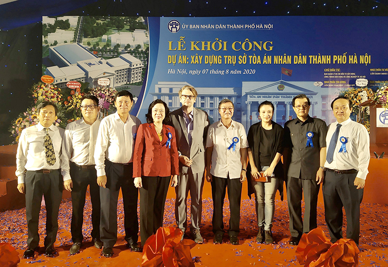 CONINCO attended the Groundbreaking ceremony the Headquarters construction project for Peoples Court Hanoi